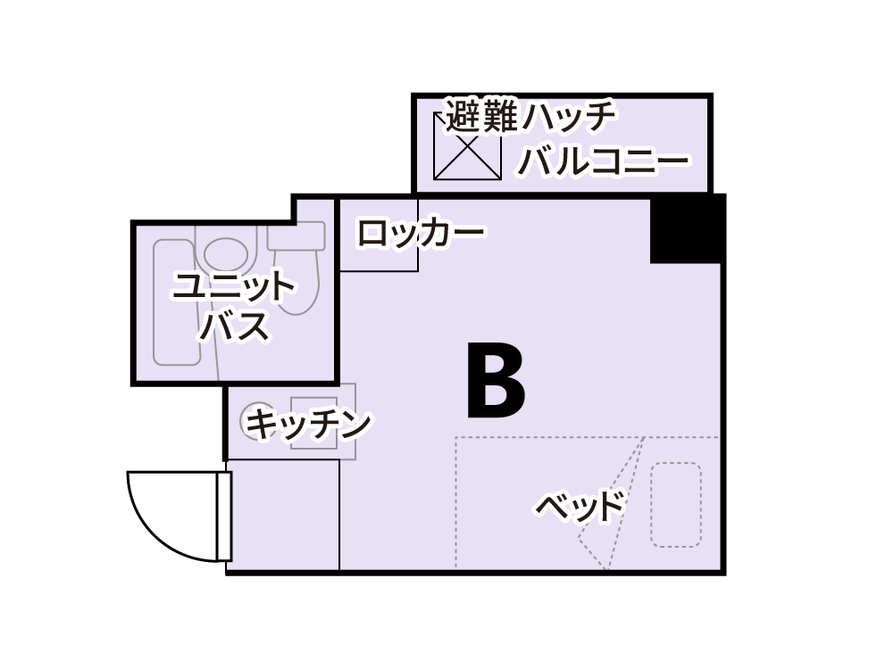 Re-room-B間取り