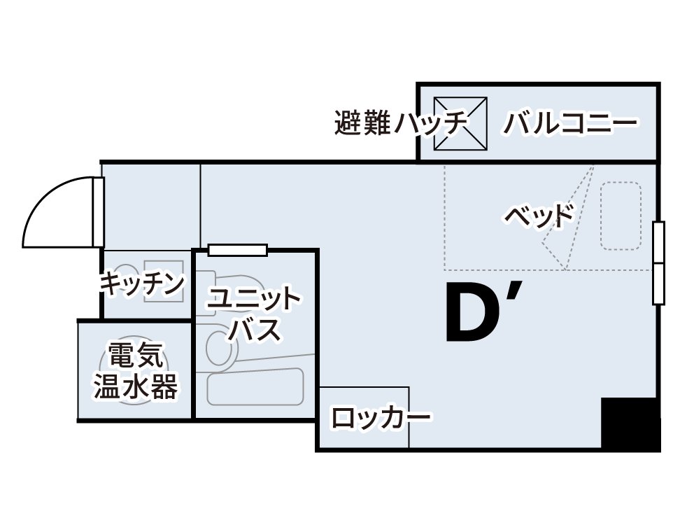 Re-room-D'間取り