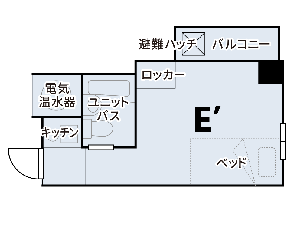 Re-room-E'間取り